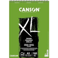 Xl Draw Eskiz ve Resim Defteri, Spiralli, 50 Sayfa, A3, 160G