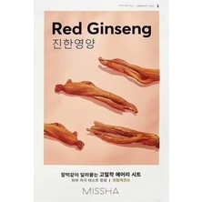 Kırmızı Ginseng Özlü Canlı Görünüm Sağlayan Yaprak Maske (1AD) Airy Fit Sheet Mask Red Ginseng