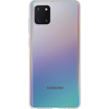Galaxy Note 10 Lite ile Uyumlu Kapak 1mm Şeffaf Silikon Kılıf