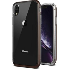 VRS93966 iPhone Xr Crystal Bumper Kılıf, Brown