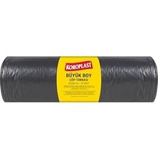 Ofis ve Işyeri Için Büyük Boy Çöp Torbası 65X80CM 10 Adet