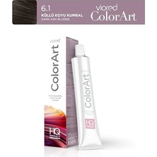 Profesyonel Tüp Saç Boyası 60 ml 6.1 Küllü Koyu Kumral
