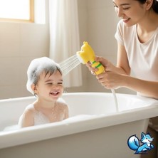 Bluefox Sevimli Hayvan Figürlü Bebek Duş Başlığı – Annelerin Yardımcısı Eğitici Banyo Oyuncağı, Kolay Kurulum, El-Göz Koordinasyonu Geliştirici, Çocuklar Için Renkli ve Eğlenceli