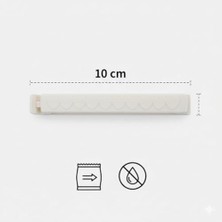 Poşet Klipsi 10 cm – Gıda Poşeti Kapatma Mandalı, 6 Adet Çok Amaçlı Plastik Klips, Mutfak ve Saklama Için (Renkli Set)