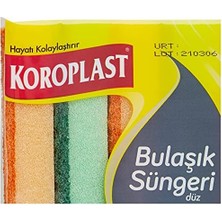 Çift Taraflı Düz Bulaşık Süngeri 5'li, Çizik & Iz Bırakmaz, Yağ ve Leke Giderici Pratik Temizlik Süngeri, Tava, Tencere, Tabak, Bardak, Çatal, Bıçak, Ocak, Tezgah, Cam & Seramik Yüzeyler