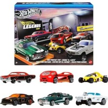 1:64 Ölçekli Metal Oyuncak Araba ve Kamyonlar, Özel Süslemelere Sahip 6'lı Hw Legends Araç Seti (Stiller Çeşitlilik Gösterebilir), JBY78