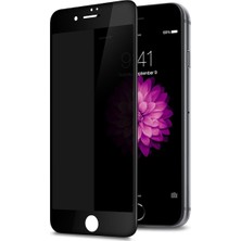 iPhone 7 Plus/8 Plus Gizli Hayalet Ekran Koruyucu, Yandan Görünmeyen Full Ekran Koruyucu Cam, Tam Gizlilik Tam Koruma. (Siyah)