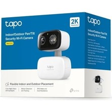 Tapo C216 | Iç ve Dış Mekan Wi-Fi Güvenlik Kamerası | 2k 3mp Netlik | 360° Pan/tilt Hareketli | Renkli Gece Görüşü | Aı Bebek Ağlaması ve Kişi Algılama | Akıllı Takip | Bulut/sd Kart Depolama