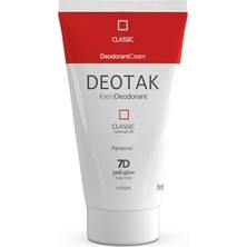 Deotak Koruma 7 Güne Kadar Etkili Hassas Ciltler Için Kadın - Erkek Kullanım Krem Deodorant 35 ml