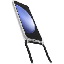 React Necklace Kılıf Galaxy S23 Fe Için, Ultra Ince, Koruyucu Kılıf, Ayarlanabilir ve Çıkarılabilir Cep Telefonu Zincirli, Askeri Standartlara Göre Test Edilmiştir, Şeffaf