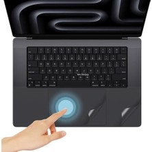 MacBook Pro 14 Inç Palm Koruyucu ve Trackpad Koruyucu Uyumlu M1 M2 M3 M4 M5 Pro Max A2442 A2779 A2918 A2992 A3112 A3185 A3401 A3426 A3427 A3434 Siyah