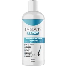 Embeauty Kolajen ve Keratin Saç Dökülmesine Karşı Hızlı Sac Uzatan Dolgunlaştırıcı Onarıcı Besleyici Şampuan