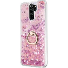 Xiaomi Redmi Note 8 Pro Için Kılıf Glitter Liquid Holder Pembe [redmi Note 8 Pro ile Uyumlu Kılıf - Pembe]