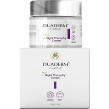 Duaderm Kırışıklık Karşıtı Gece Kremi, Liposomal C ve A Vitaminli, 50 ml
