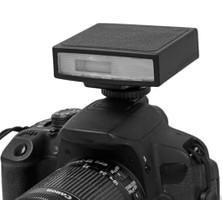 Universal Mini Kamera Flaş Fotoğraf Işığı – Hot Shoe Dome Flaş, Şarj Edilebilir 1200MAH Pil ile Fotoğrafçılık Aydınlatması | Qu-12