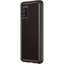 A03S Soft Clear Cover Siyah