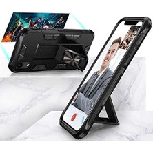 Spia Apple iPhone Xr 6.1 Kılıf Siyah Alp Standlı Silikon Kılıf Orijinal Esnek Ince Geliştirilmiş Dayanıklı Darbe Karşıtı Koruyucu Yeni Nesil Tasarım (Apple iPhone Xr 6.1, Siyah)