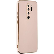 Xiaomi Redmi Note 8 Pro Için Kılıf Olive Plated Pembe [redmi Note 8 Pro ile Uyumlu Kılıf - Pembe]