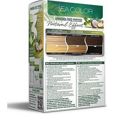 Amonyaksız, Vegan, Doğal, Besleyici Kalıcı Saç BOYASI%100 Beyaz Kapama (1 Paket 2 x 50 ml Boya & Oksidan) (Buğday Sarısı 9.0)