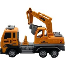 Uzaktan Kumandalı Şarjlı Full Fonksiyon Işıklı Inşaat Makineleri 27 Mhz 1:16 Ölçek (Kepçe)