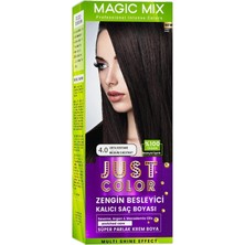Mix Color Kıt Parlak ve Canlı 4.0 Orta Kestane Kalıcı Saç Boyası