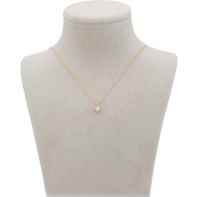 Brisinga Minimal Beyaz Opal Çiçekli Gümüş Kolye
