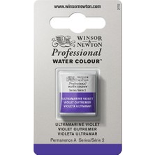 Winsor & Newton : Professional : Yarım Tablet Sulu Boya : Ultramarine Violet