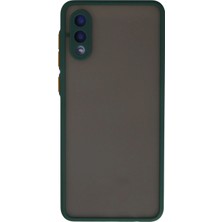 Nacario Mey Ithalat®  Samsung Galaxy A02 Kılıf Montreal Silikon Kapak - Yeşil