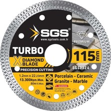 Nacario Mey Ithalat® Sgs 2324 Seramik Hassas Fayans Kesici Ince 115X1,2X22
