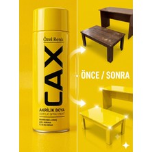 CAXCOLORS Cax Akrilik Sprey Boya - Sehpa Masa Mobilya Boyası Kendin Yap (Dıy) Çok Amaçlı Renklendirici