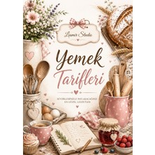 Liamir Studio Yemek Tarif Defteri, 50 Yaprak /100 Sayfa, A5 / Tel Spiral / Laminasyon Kapak LMR004