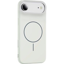 Nacario Mey Ithalat®   iPhone 17 Air Jully Magsafe Kapak - Beyaz