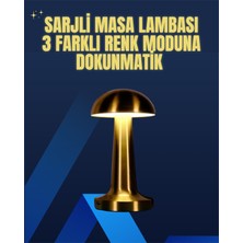 Tasarım Şarjlı Masa Lambası – 1800 Mah Batarya