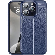 Nacario Mey Ithalat®   iPhone 16 Pro Max Kılıf Auto Focus Kapak - Lacivert