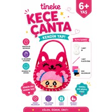 Tineke Sevimli Kız Figürlü Keçe Çanta Yapım Seti Eğitici Oyuncak Dikiş Aktivitesi ve Hobi Kiti 6+ Yaş 1 Adet