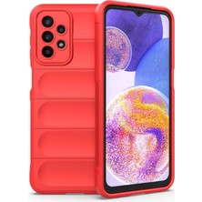 Magicool Samsung Galaxy A23 4g Kılıf Optimum Silikon - Kırmızı