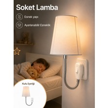 Gece Aydınlatması Soket Lamba Prize Takılma Özellikli