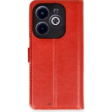 Freedom Storee Infinix Hot 40 Kılıf Trend S Plus Kapaklı Kılıf - Kırmızı