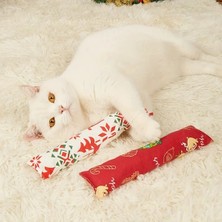 Techora Sale Yılbaşı Konseptli Hışırtılı Bez Kedi Oyuncağı