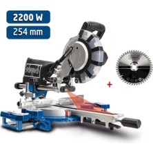 Nacario Mey Ithalat® Scheppach HM254SPX 254 mm Gönye Kesme Makinesi