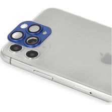 Nacario Mey Ithalat®   iPhone 11 Pro Max Pers Alüminyum Kamera Lens - Lacivert