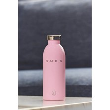Beauty Tech Smeg x 24BOTTLES Clima Bottle 500 ml Çelik Termos - Sızdırmaz Kapak, 24 Saat Soğuk 12 Saat Sıcak