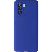 Nacario Mey Ithalat®   Poco F3 Kılıf First Silikon - Lacivert