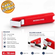 İzeltaş 03752 4-16 mm Kablo Sıyırıcı Kablo Sıyırma Aparatı 4-16 mm