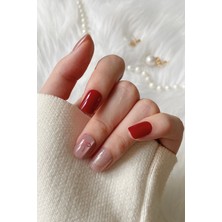 Easy Beauty 24 Adet Protez Takma Tırnak Seti Kısa Tırnak Küt Model