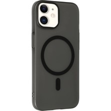 Nacario Mey Ithalat®   iPhone 11 Tuna Pc Slim Magsafe Kapak - Siyah