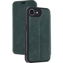 Freedom Storee Apple Iphone 16E Kılıf Flip Cover - Koyu Yeşil