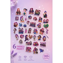 PeriMila K-Pop Huntr-X Temalı Sticker Çıkartma Seti - 6 Farklı Model