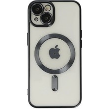 Nacario Mey Ithalat®   iPhone 14 Kılıf Kross Magneticsafe Kapak - Siyah