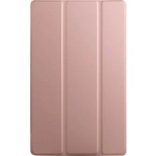 Nacario Mey Ithalat®  Lenovo M10 Hd X306F Kılıf Tablet Smart Kılıf - Rose Gold